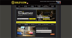 Desktop Screenshot of goldsgymperu.com